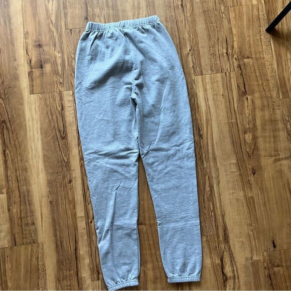 Pretty Little Thing Basic Grey Cuffed Hem Sweatpants Women’s Size 2 Cozy Warm - Picture 4 of 10